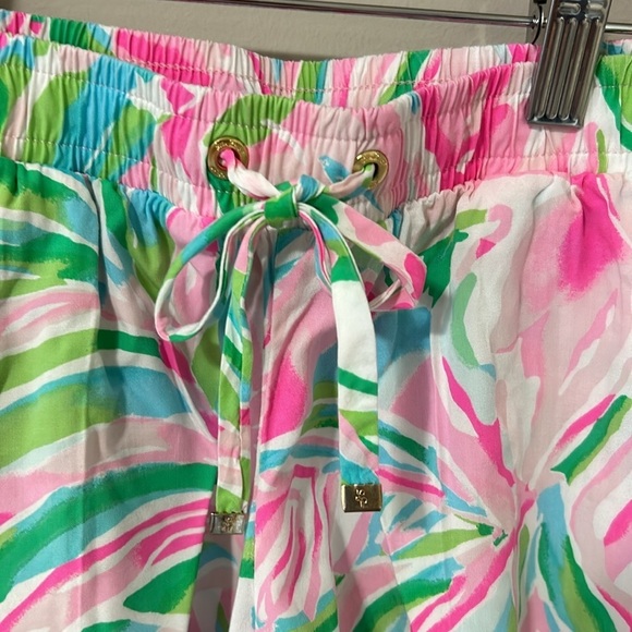 Lilly Pulitzer Katia Short Croc My World Tropical Hawaiian Cruise Vacation Sz XS - Picture 5 of 12